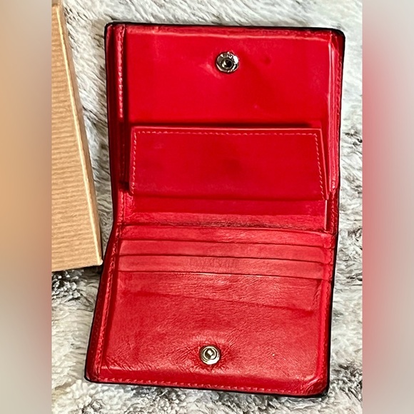 Christian Louboutin Multicolor Studded
Patent Leather Bifold card case holder - Picture 15 of 15